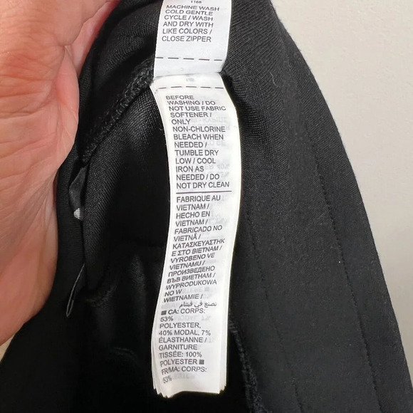 Athleta Get Set Hybrid Jogger Pants Size Small Black Athletic Travel Athleisure - Picture 14 of 15